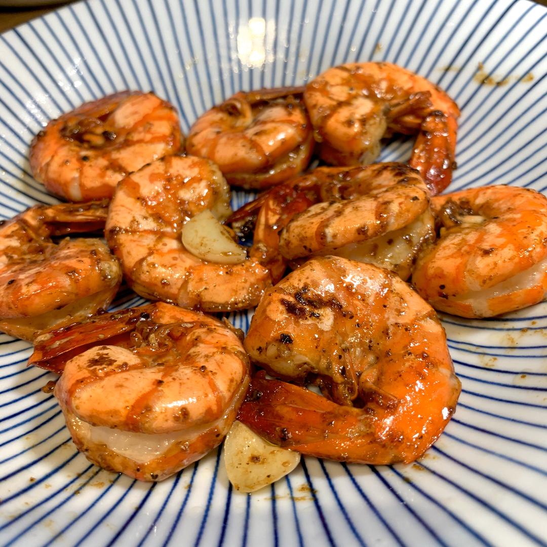 黑胡椒大蝦的做法