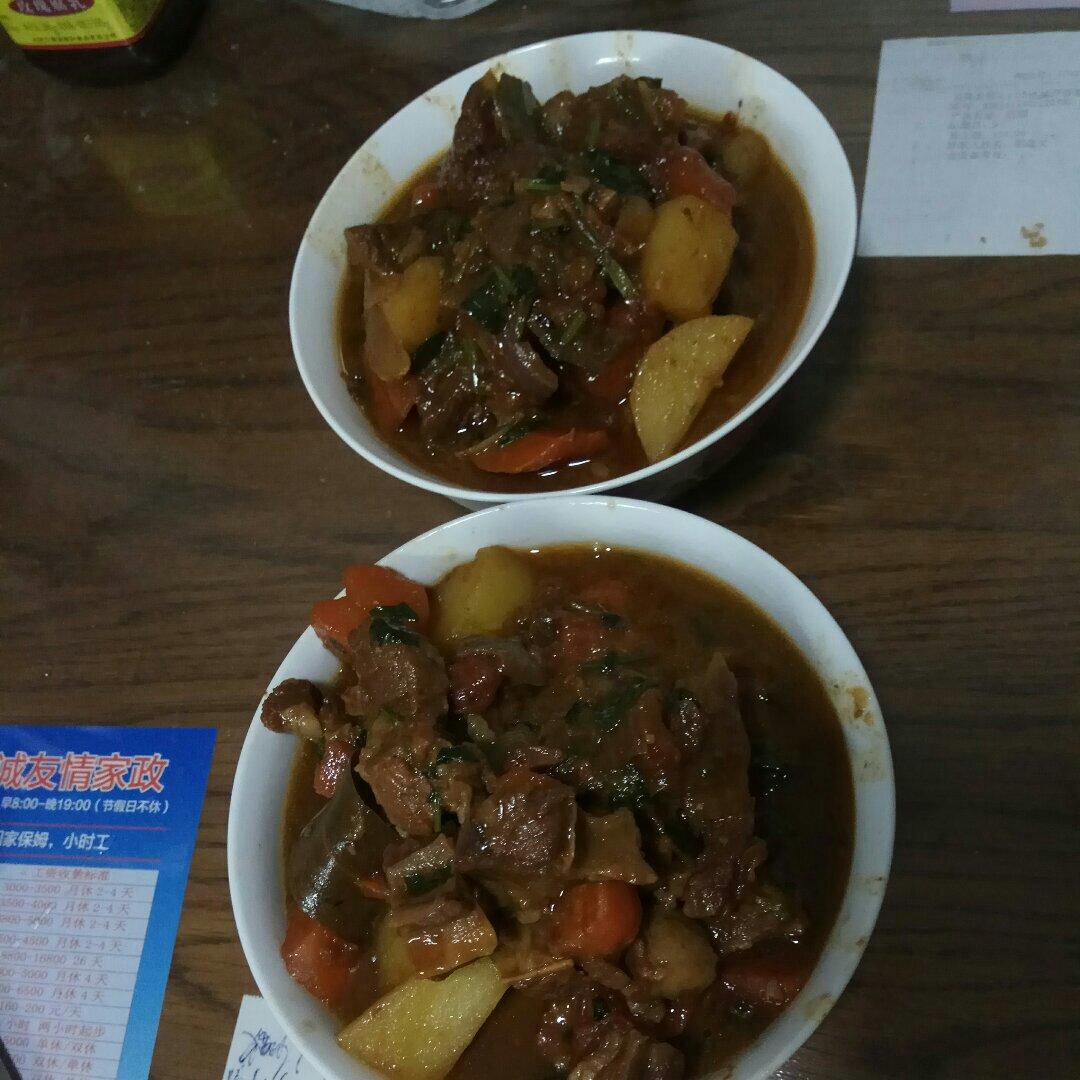 红烧牛肉土豆 （独家秘制）