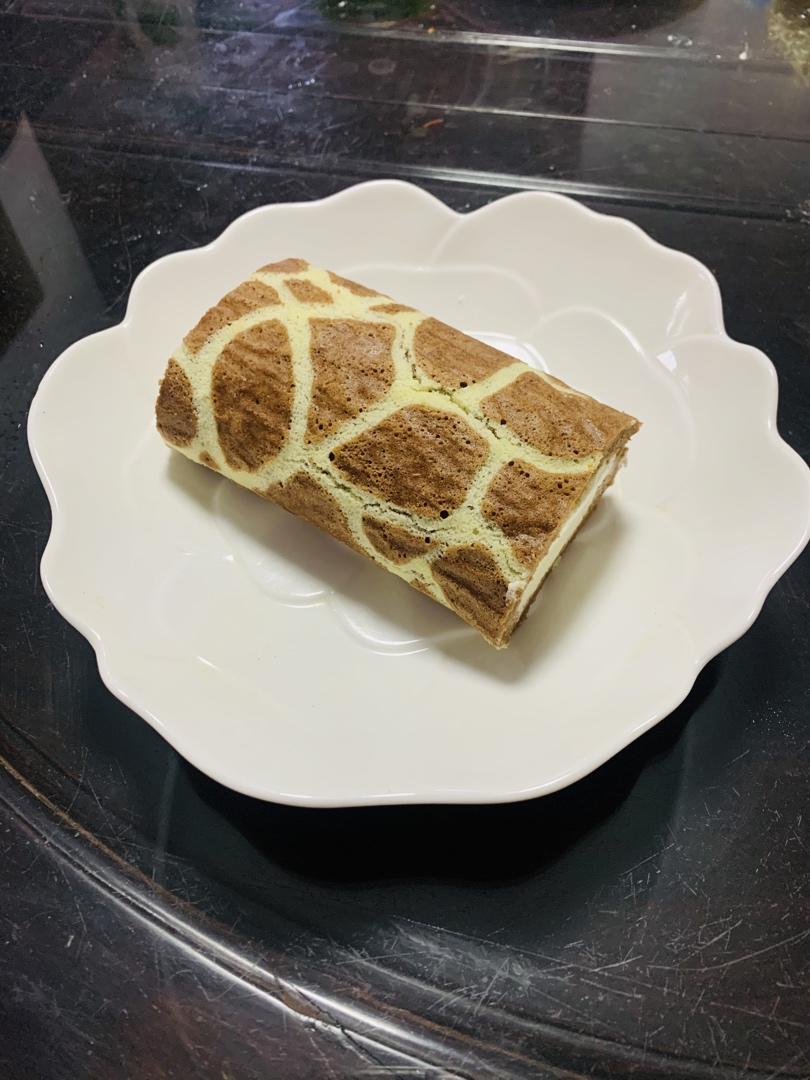 超萌长颈鹿蛋糕卷