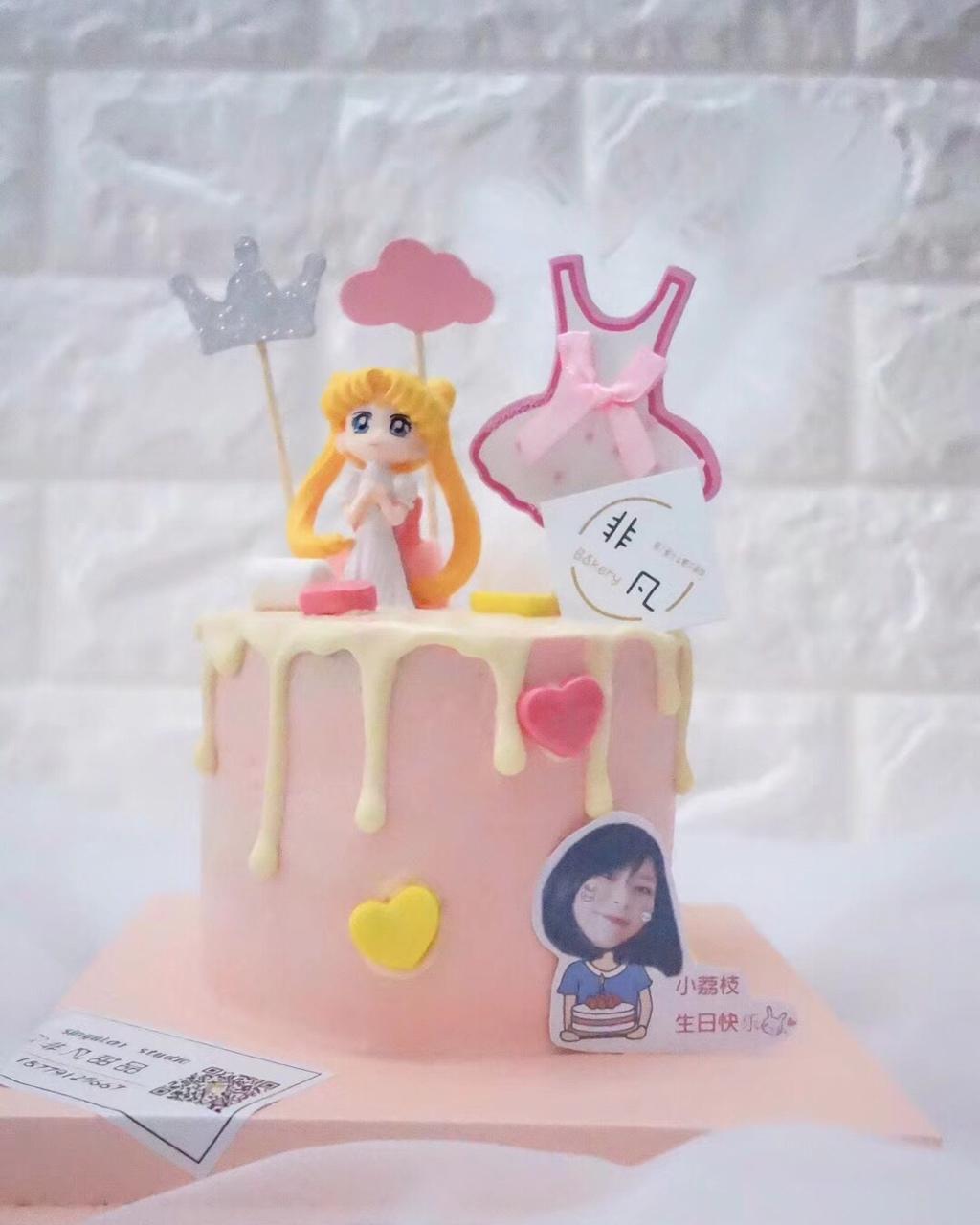 超萌蛋糕插牌 定制蛋糕