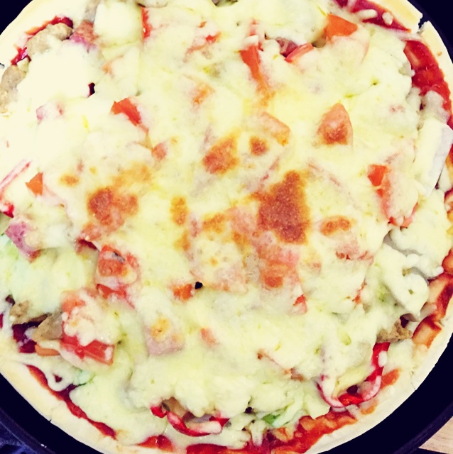 必胜客培根马苏里拉芝士披萨