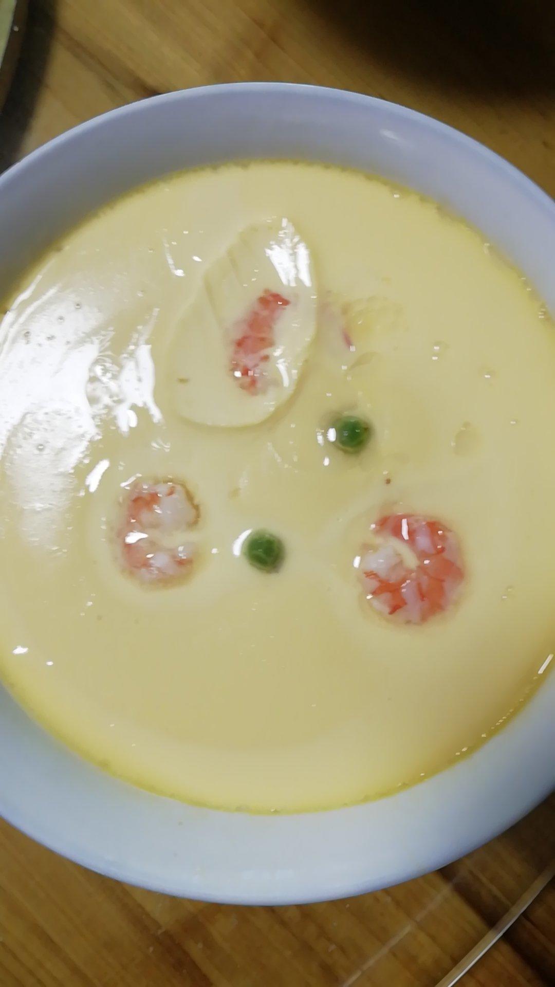 虾仁蒸鸡蛋/肉沫蒸蛋