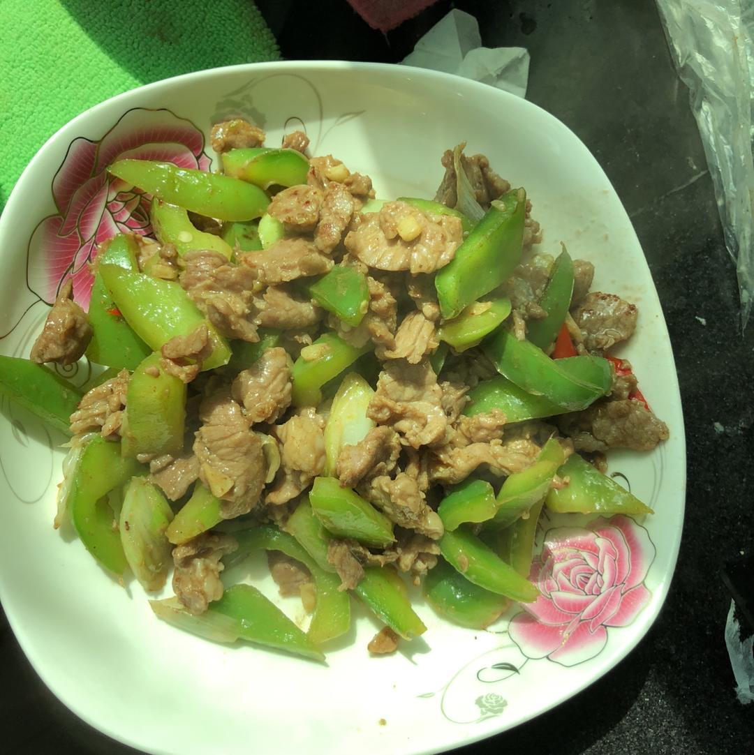 青椒炒牛肉