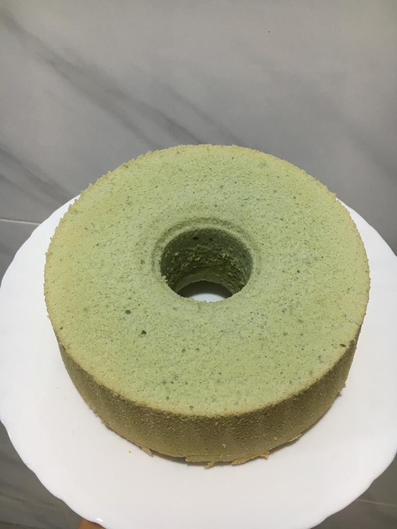 蝶豆花戚风蛋糕