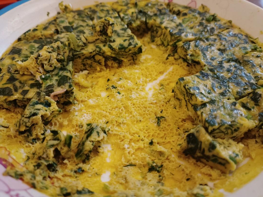 菠菜鸡蛋羹