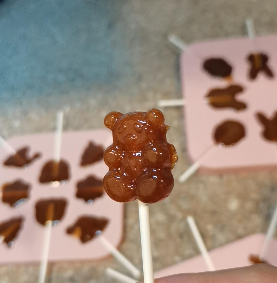 雪梨麦芽糖棒棒糖