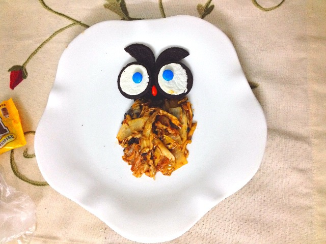 韩式辣白菜爆炒奥利奥