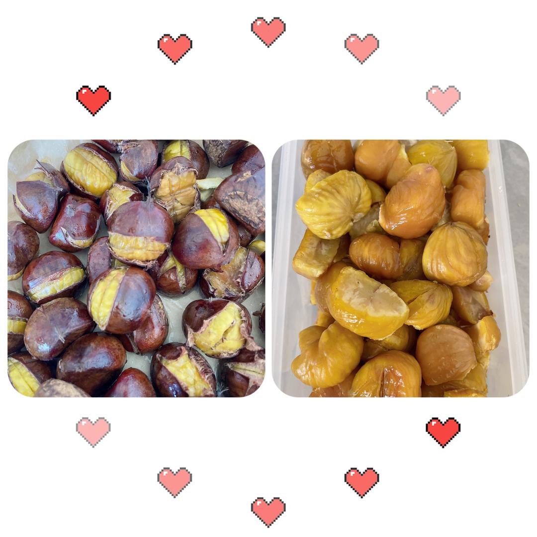 超甜好剥皮的栗子