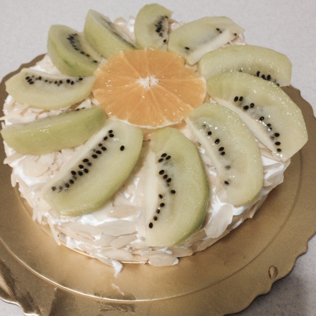 杏仁棉花糖蛋糕