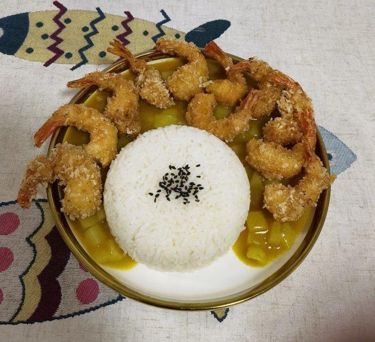 柯南黄金炸虾咖喱饭