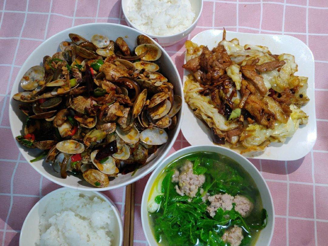 香辣蒜蓉爆炒花甲
