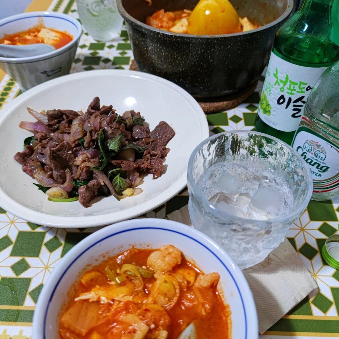 虾滑泡菜汤