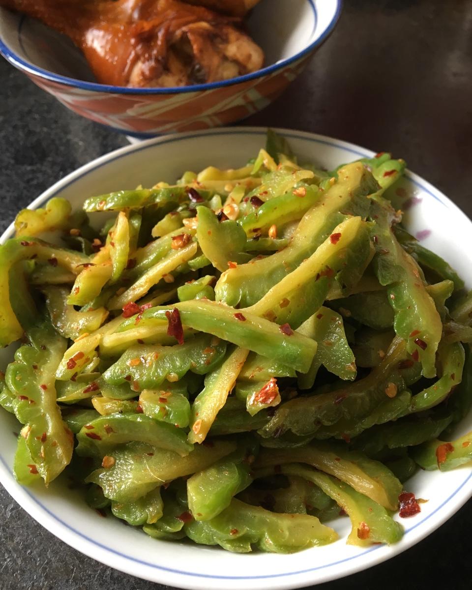 清炒苦瓜