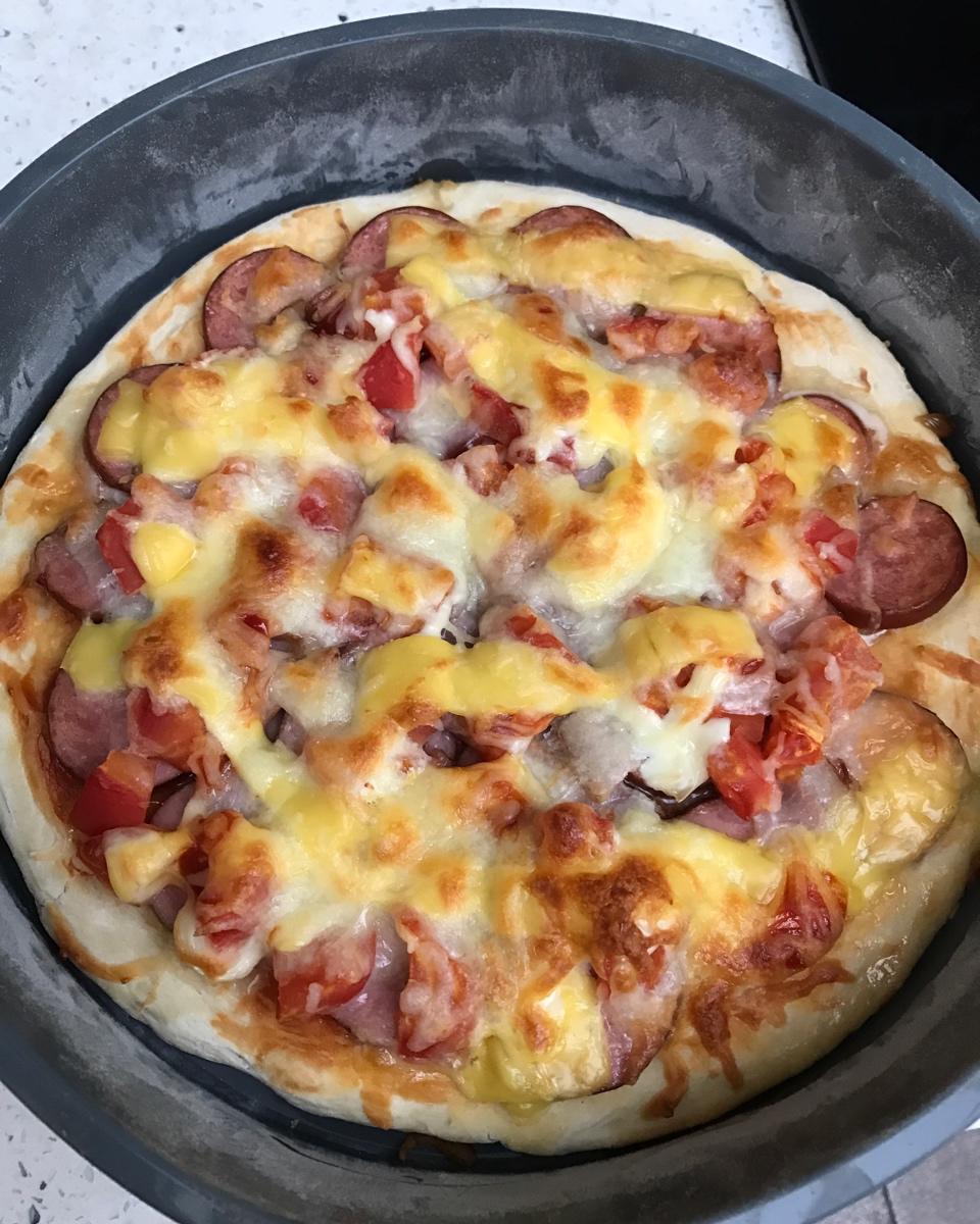 不用酵母的披萨底 No Yeast Pizza Dough