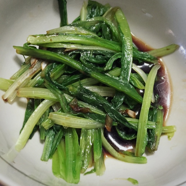 白灼油麦菜