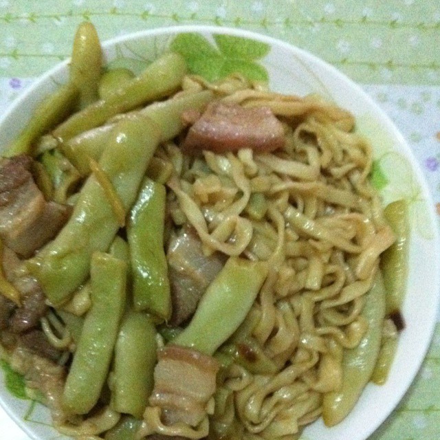扁豆焖面