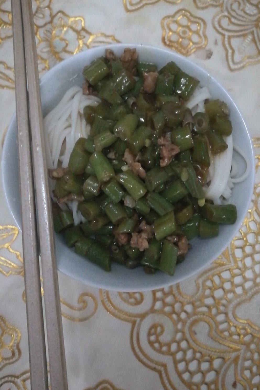 打卤面（豆角肉丝卤）