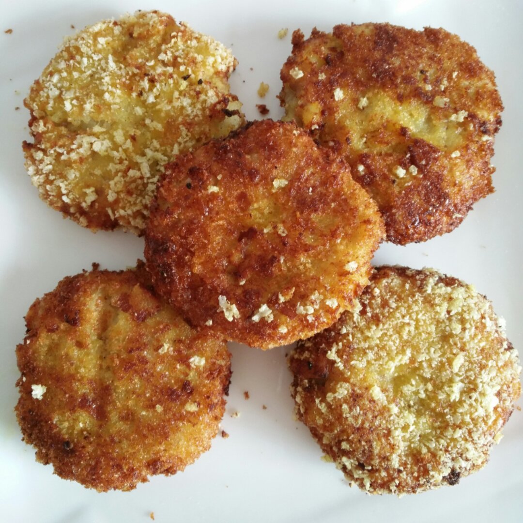 可乐饼 （肉末洋葱土豆饼）