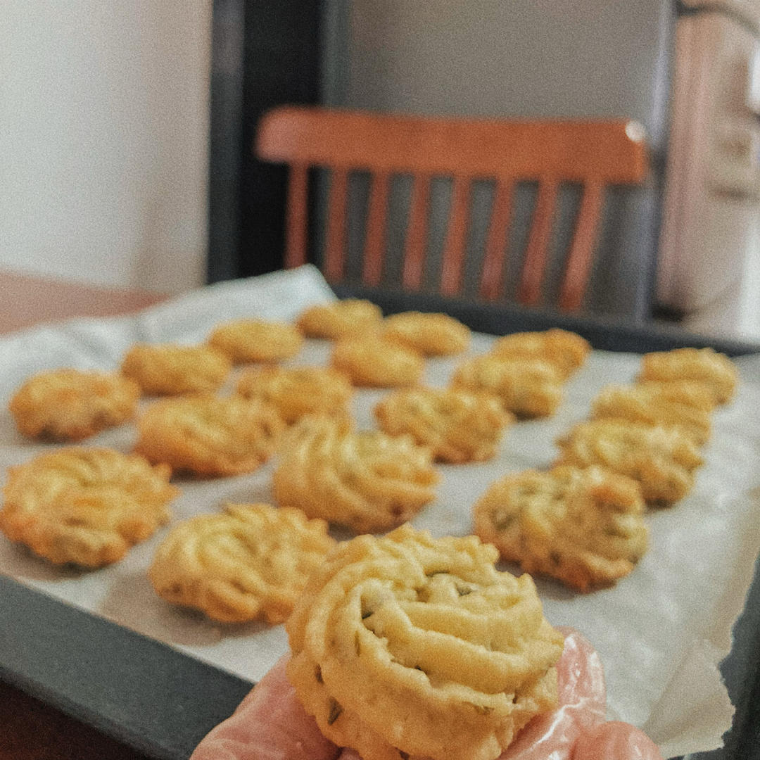 葱香曲奇——酥脆的咸味饼干