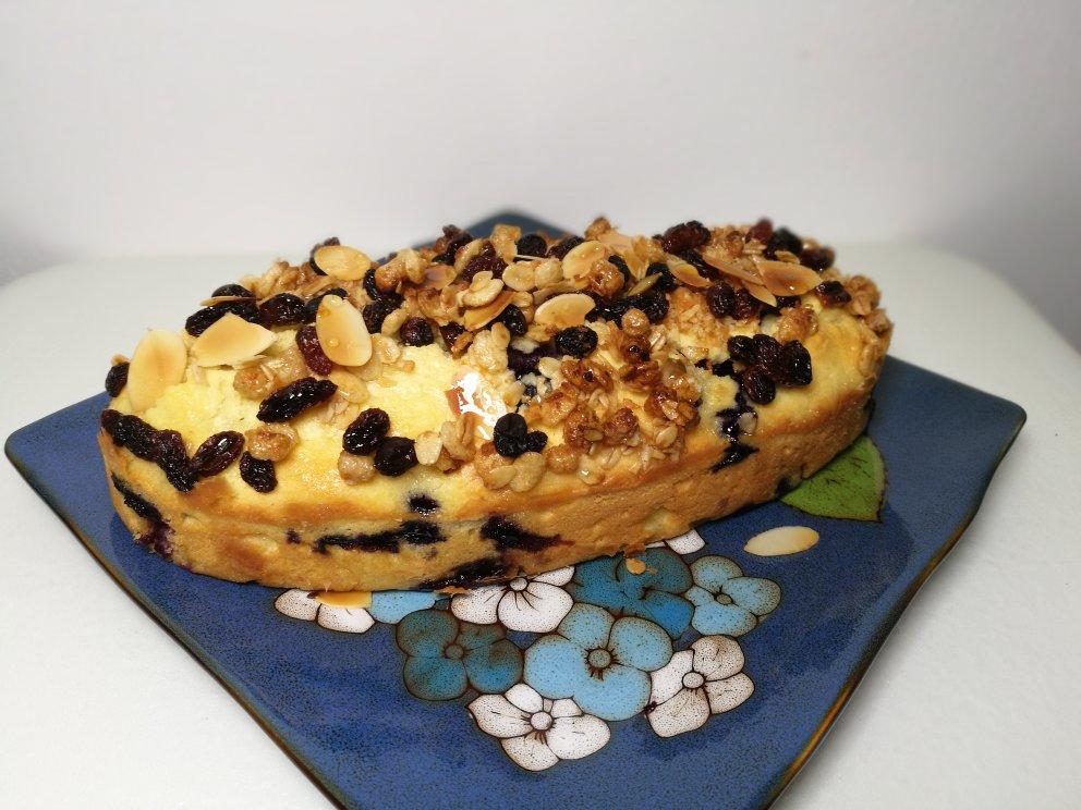 蓝莓爆浆热烤蛋糕Römertopf陶锅版