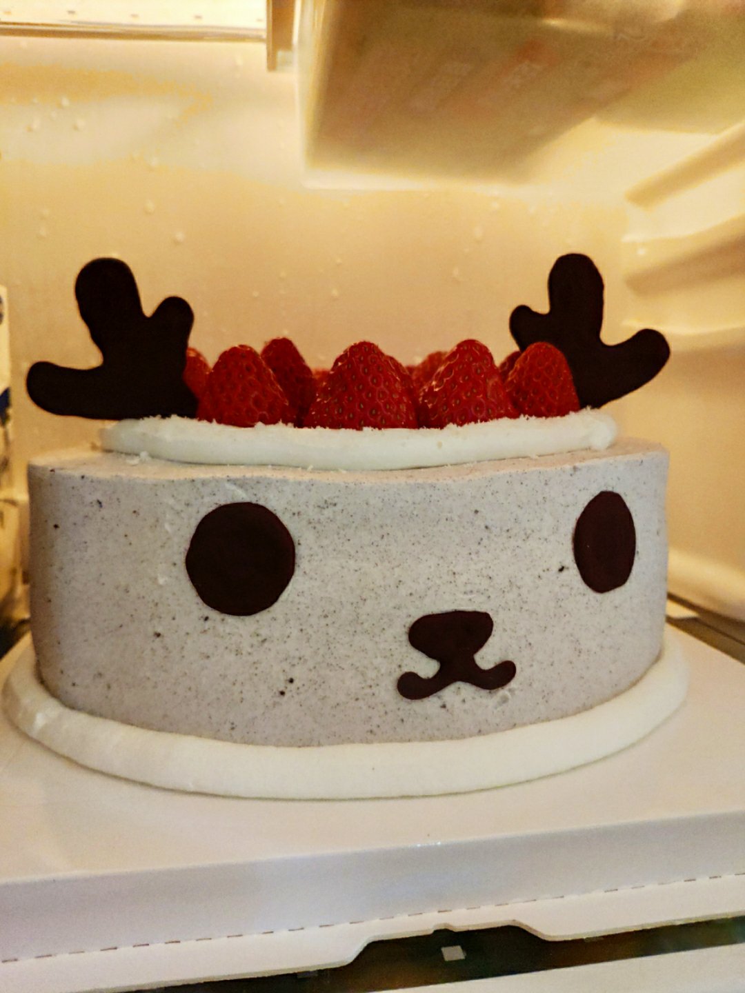 圣诞节-萌萌哒小麋鹿蛋糕