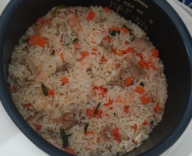 最爱的海虾焖饭的做法