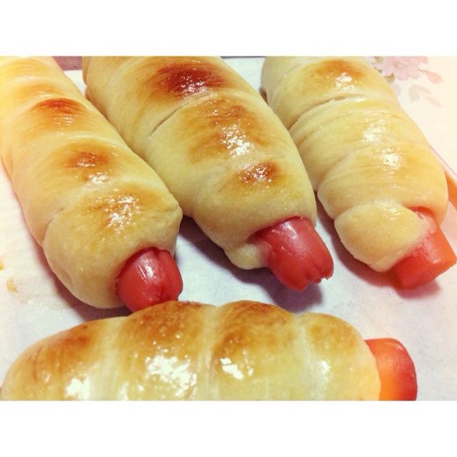 热狗面包卷