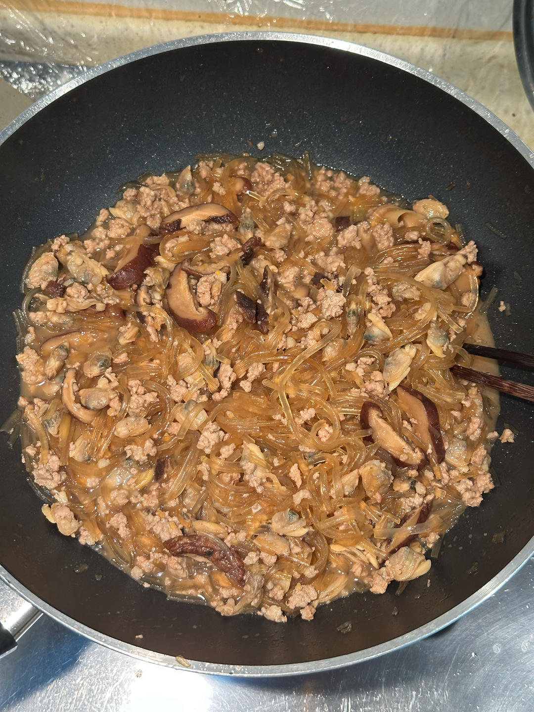 家常“沙蒜豆面”