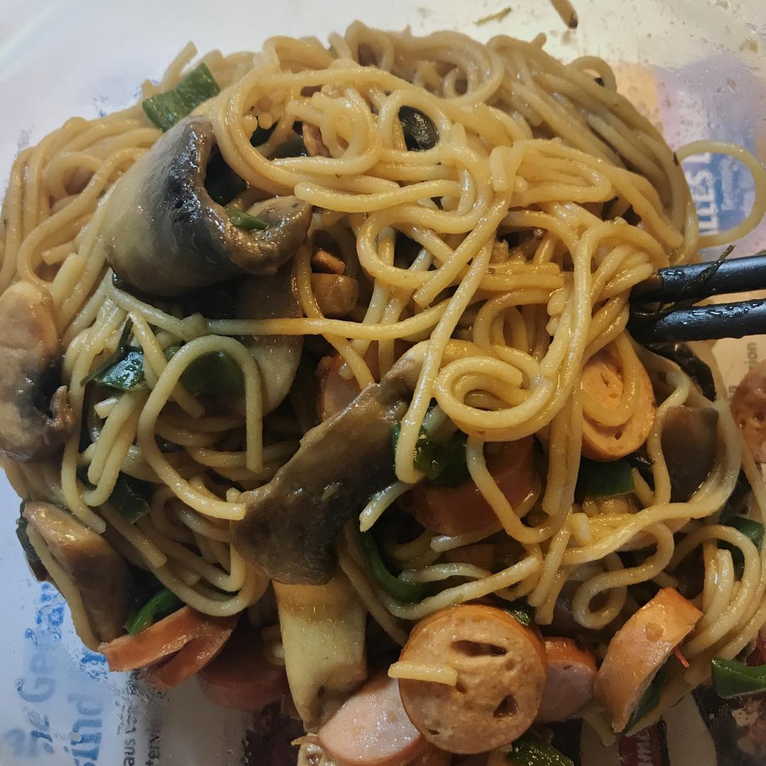 意想不到葱油意大利面