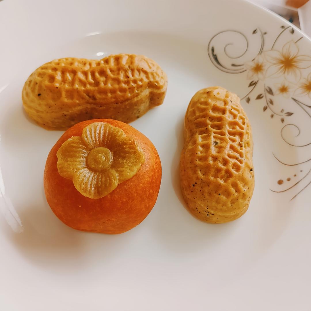 好事（柿）发（花）生🥜—广式伯爵红茶花生月饼