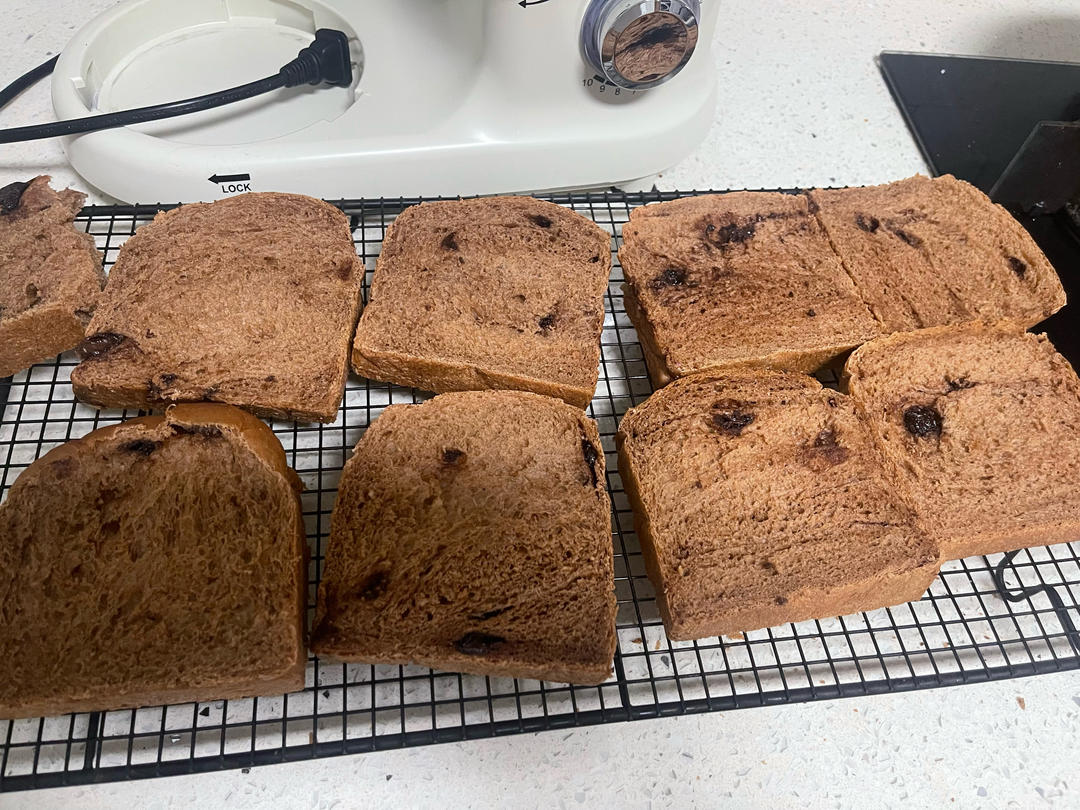 奶油巧克力吐司