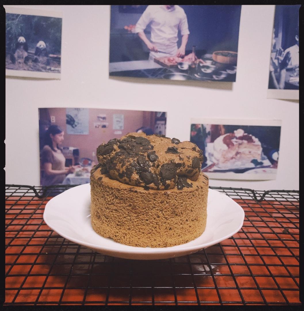 香浓柔软的可可戚风蛋糕