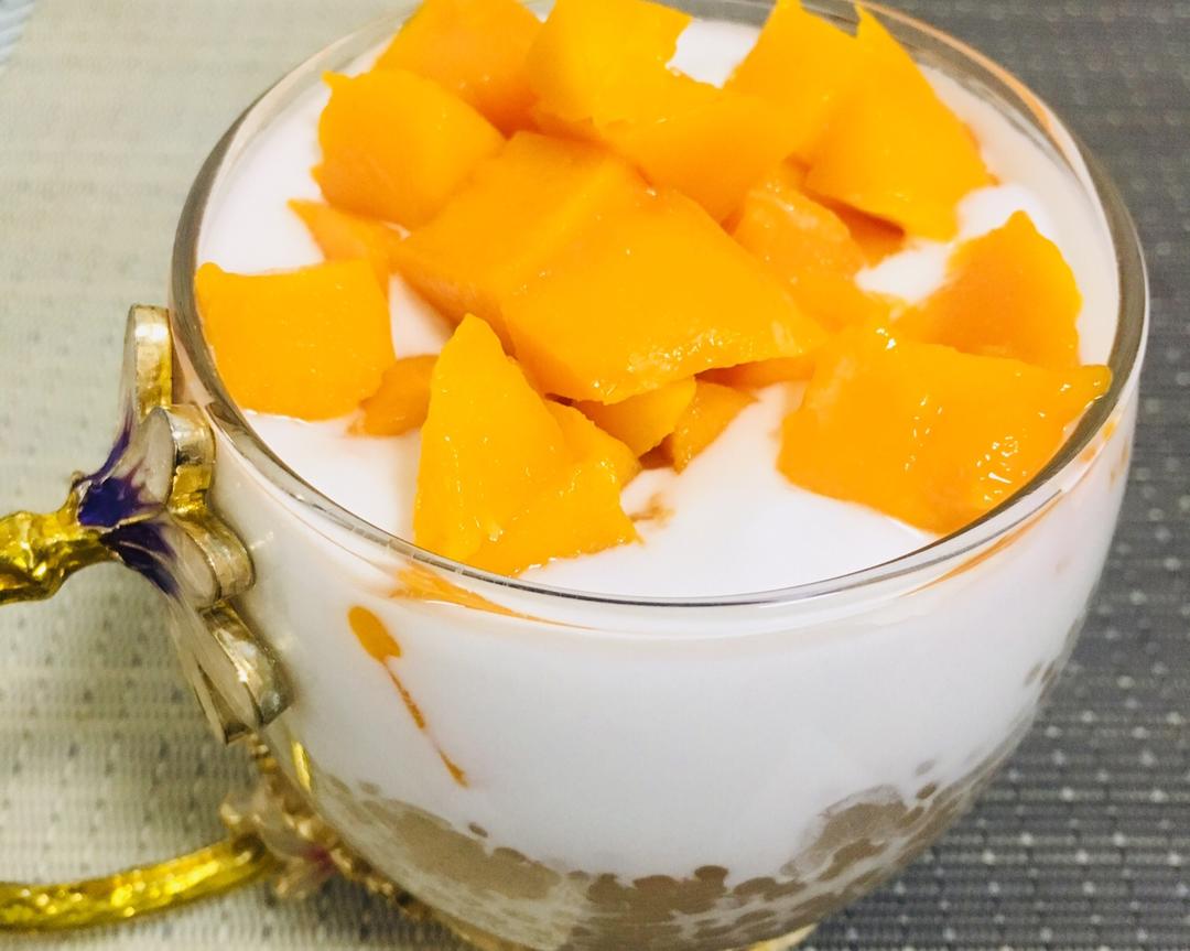 芒果西米露的做法