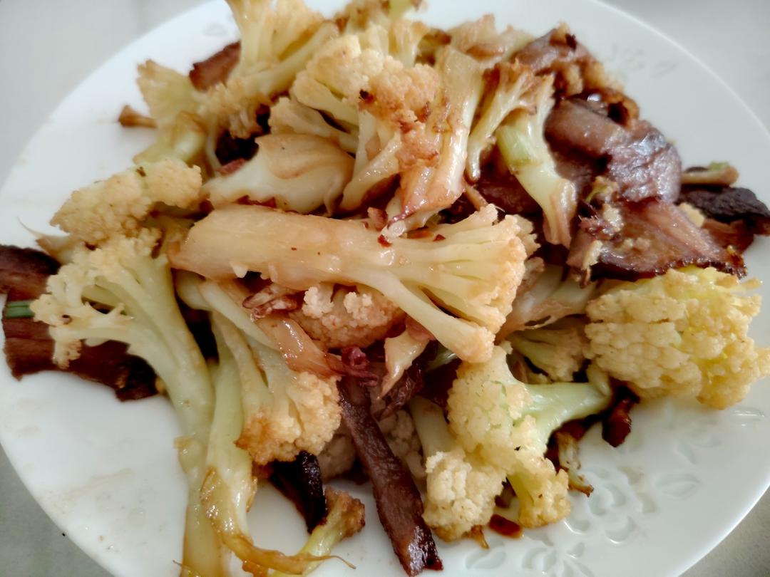 记忆中的味道·腊肉炒花菜