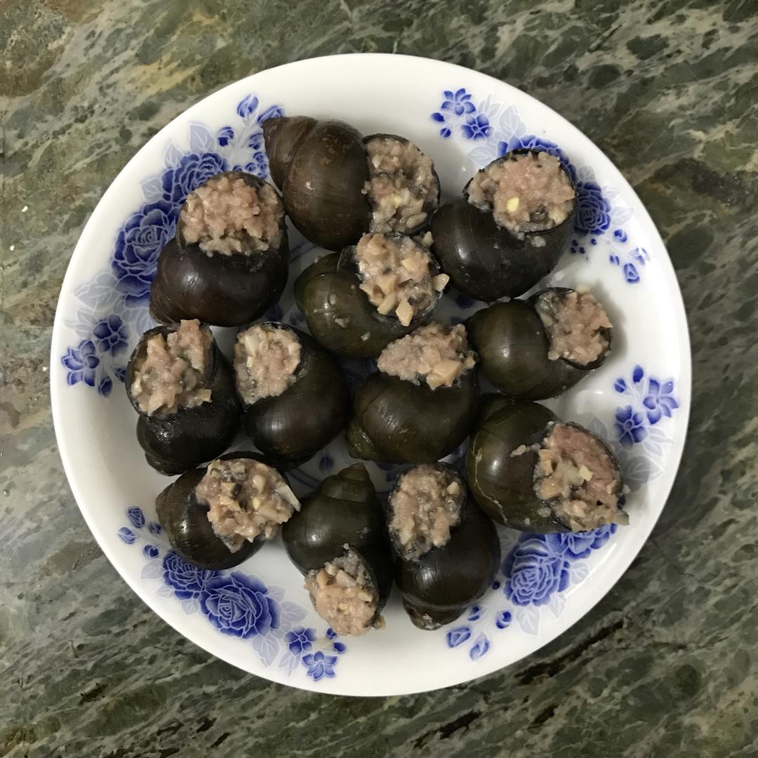 肉酿田螺的做法