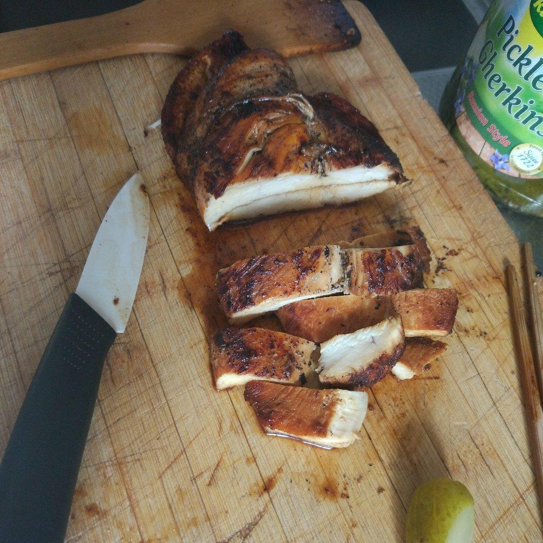 酷炫屌炸天好吃的煎鸡胸肉（香蒜蜂蜜煎鸡胸肉）