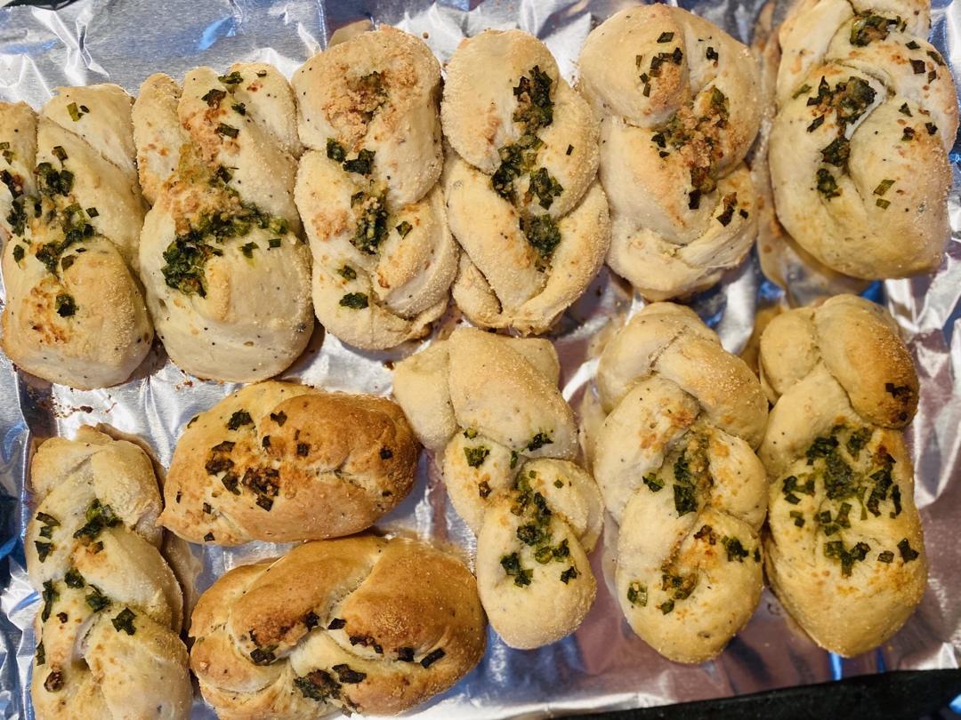 牛油香葱软面包 可以一天三顿都吃它！