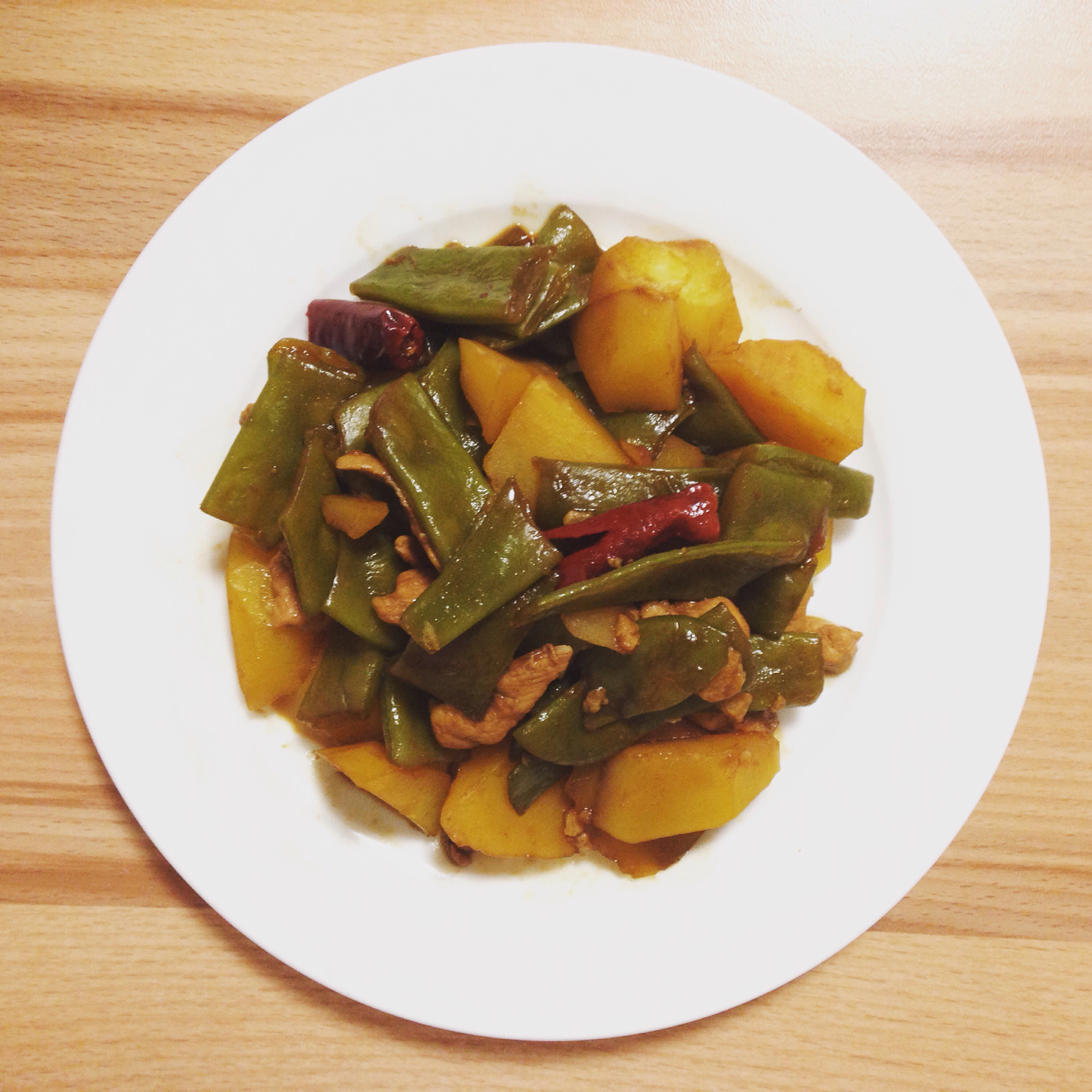 土豆芸豆五花肉