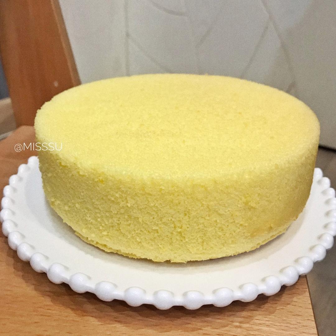 基础戚风（好记、适合奶油抹面、裱花的蛋糕体）
