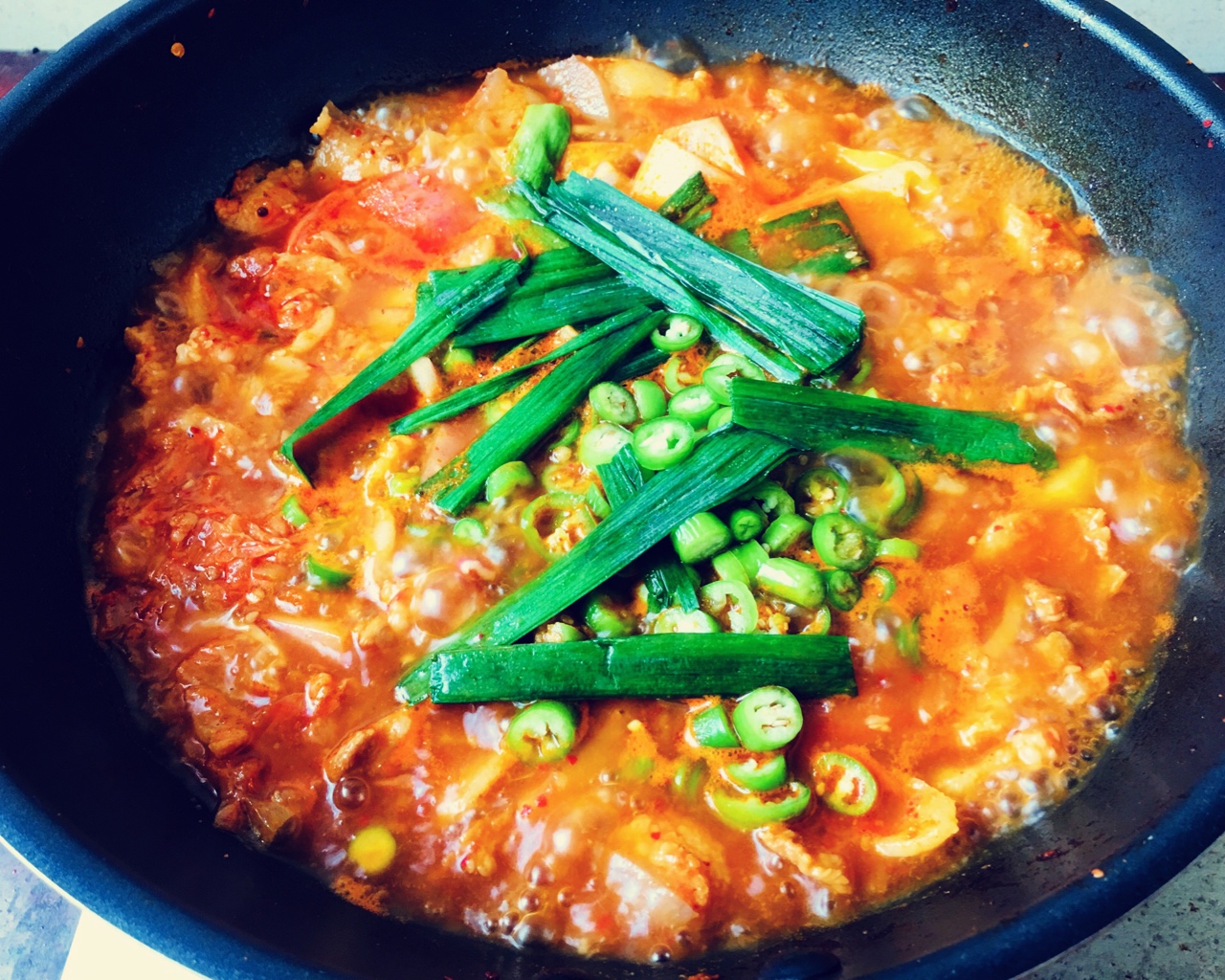 韩式猪肉泡菜锅