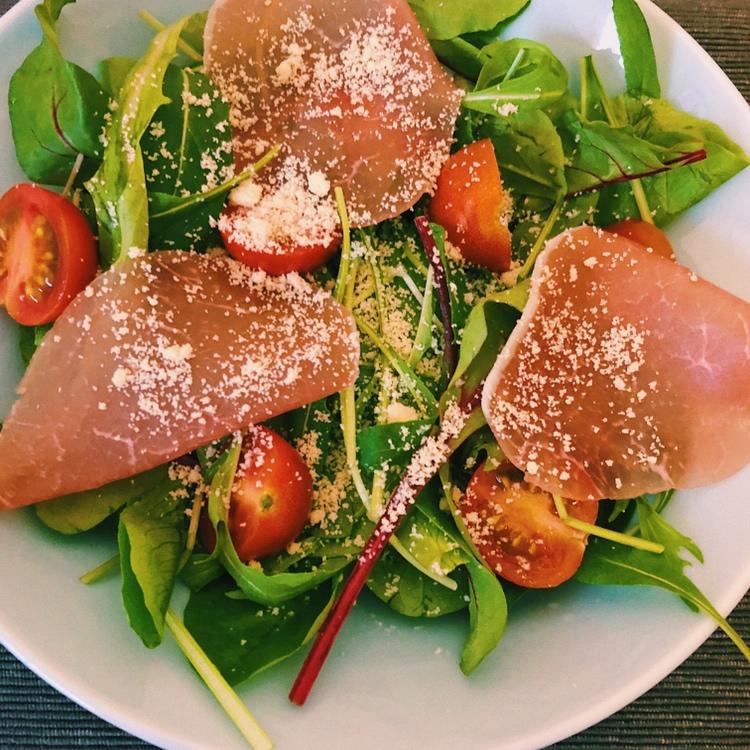 蔬菜火腿沙拉