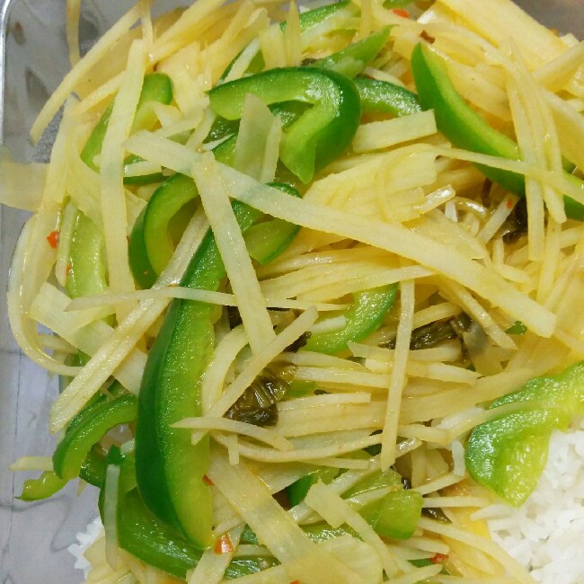 青椒土豆丝