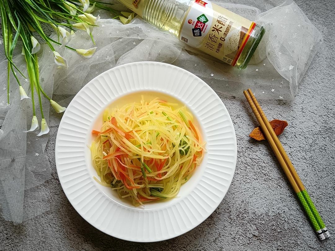 炝土豆丝的做法