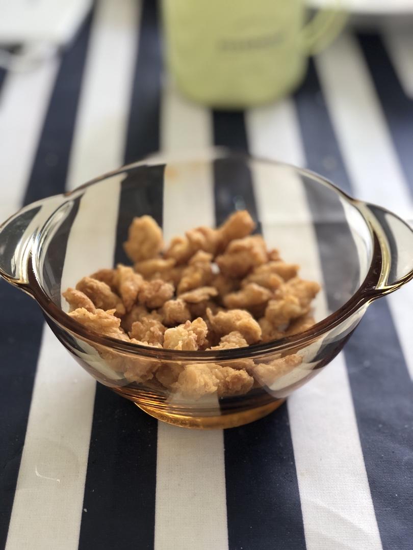 无面包糠版鸡米花（盐酥鸡）