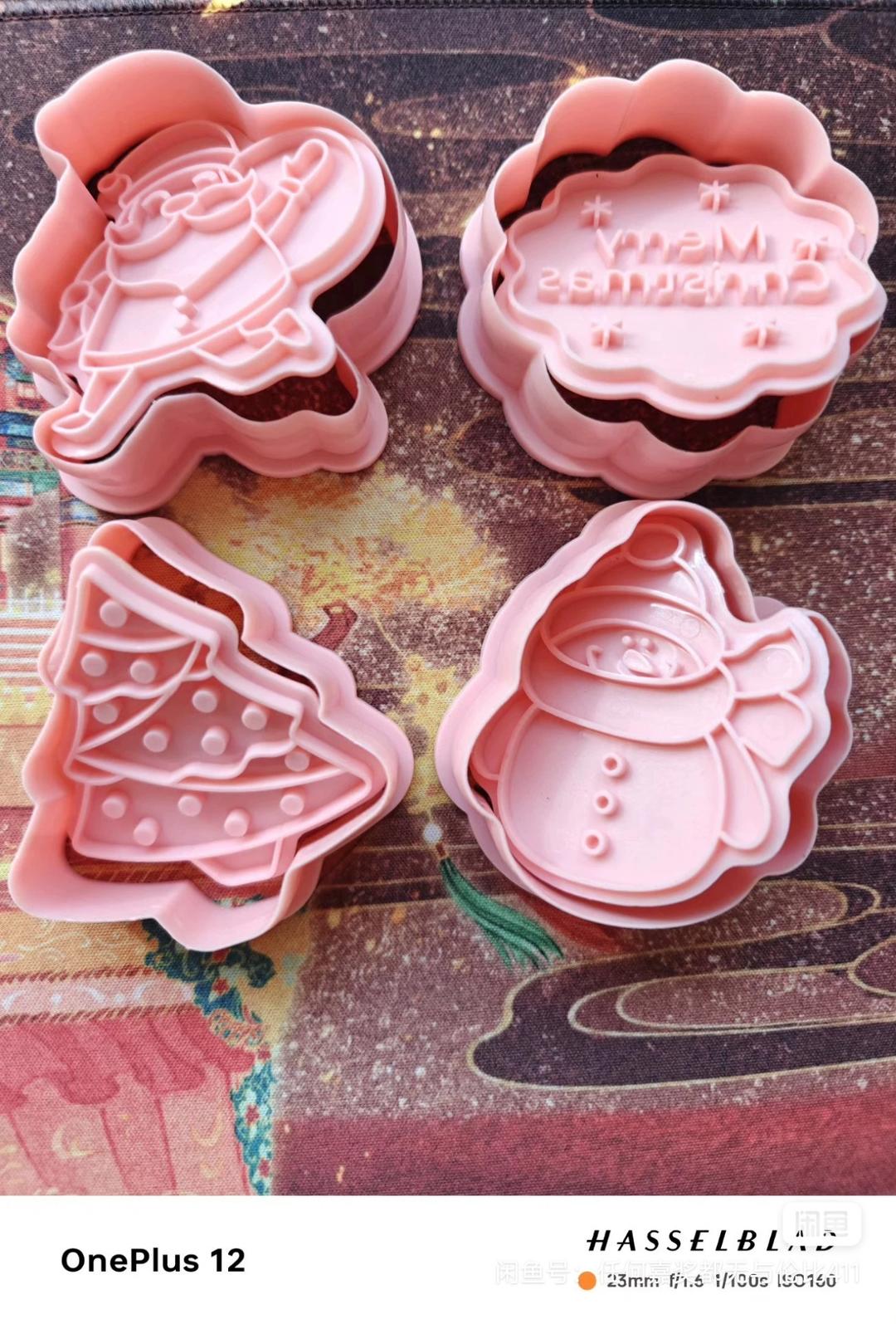 圣诞主题各种美味圣诞树老人雪人驯鹿麋鹿苹果花环铃铛手套袜子