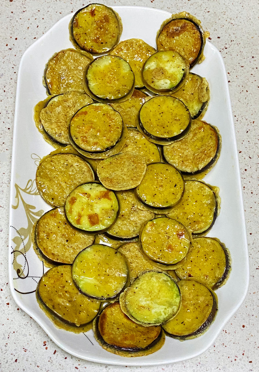 夏日煎茄饼