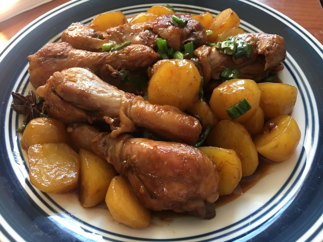 红烧土豆炖鸡腿
