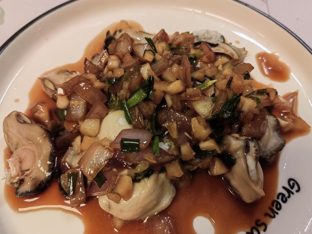 超简单～蒸蒜蓉生蚝