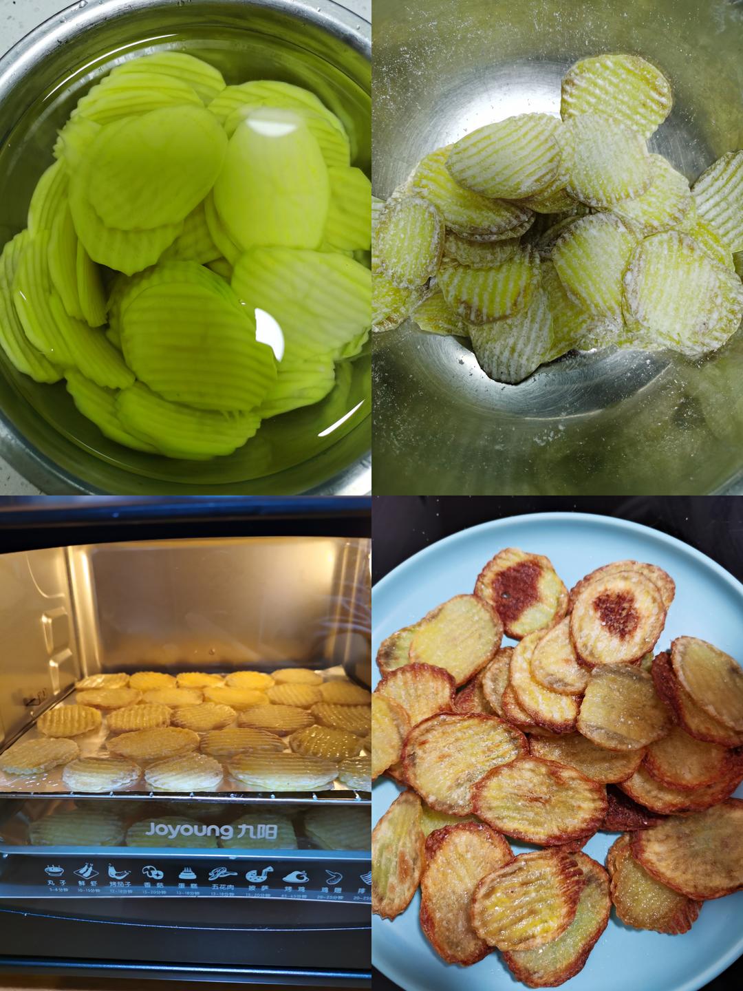 自制薯片（烤箱无油版）