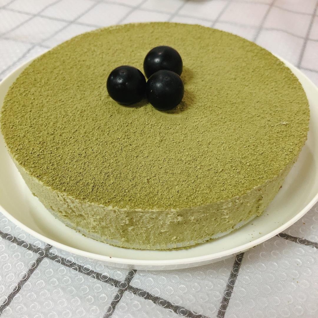 低脂抹茶慕斯蛋糕！好吃不长胖❗️免烤箱